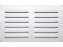 GRILLE AERATION VISSER  300X500 ALU + MOUSTIQUAIRE