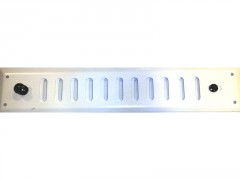 GRILLE AERATION VISSER  REGLABLE  45X240 ALU