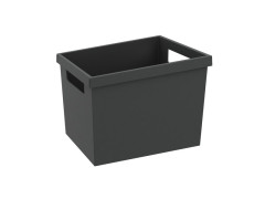 BOITE M PLASTIQUE 20X15X14,7CM GRIS