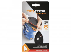 ABRASIF PATIN TRIANGLE 105X175MM 8 TROUS DEXTER PRO