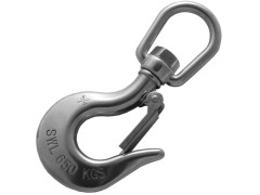 CROCHET SURETÉ OEIL TOURN. 28MM INOX A4 / AISI 316