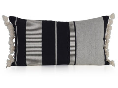 COUSSIN CASIMIR 60X40CM INSPIRE NOIR/BLANC