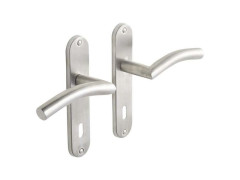 POIGNEE DE PORTE MARGAUD 165MM TROU CLE INOX