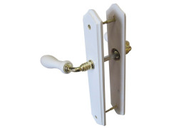 ENSEMBLE DE PORTE BOIS FSC 195MM SANS TROU LAQUE