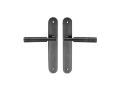 POIGNEE DE PORTE EDEN 195MM SANS TROU ZAMAK