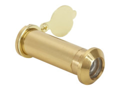 JUDAS OPTIQUE 160 DEGRE DIAMETRE 12MM LAITON POLI