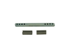 CARRE PERCE C7X90MM + 2 FOURREAU ACIER ZINGUE