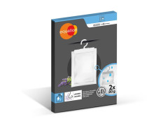 ABSORBEUR D'HUMIDITE POUR 6M2 + 2 RECHARGES 80G LAVANDE