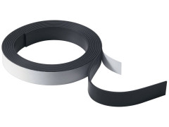 RUBAN ADHESIF MAGNETIQE 1MX19MM METAL NOIR