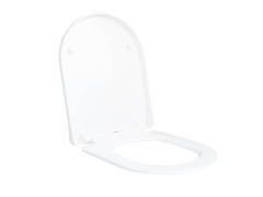 ABATTANT WC REMIX FREIN CHUTE DECLIPSABLE DUROPLAST CARRE BLANC