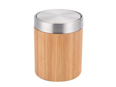 POUBELLE SALLE DE BAIN BAMBOO 2L6