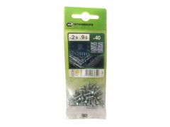 VIS TOLE TETE FRAISEE PHILIPS AUTOFORANTE 2.9X9.5MM ACIERZING SACHET40