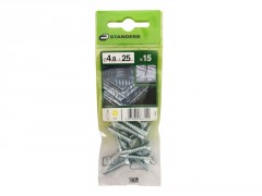 VIS TOLE TETE FRAISEE PHILIPS AUTOFORANTE 4.8X25MM ACIER ZING SACHET15