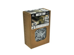 VIS BOIS FIX+ TTAP 4X30MM ACIER BOX 250