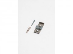 SUPPORT PLAFOND POUR RAIL EXTENSIBLE NICKEL