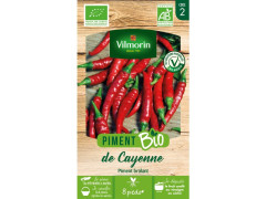GRAINE POTAGERE PIMENT DE CAYENNE BIO VILMORIN 1G