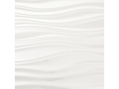 CARRELAGE MURAL ARTENS FROSTY 30X60 CM DECOR VAGUE BLANC BRILLANT 1,26M2