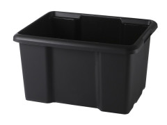 BAC RANGEMENT EMPILABLE SUPERPOSABLE 45L NOIR