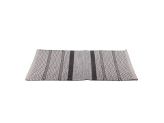 TAPIS SDB SDB FATOU 50X80 CM A MOTIFS GRIS AZAO
