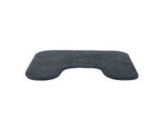 TAPIS CONTOUR WC ZEN 45X50 UNI NOIR PARIS1 AZAO
