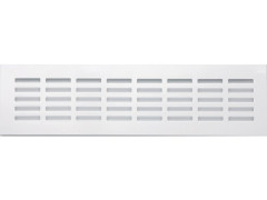 GRILLE AERATION ENCASTRER 6.6X28CM ALUMINIUM MAT