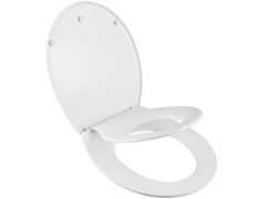 ABATTANT WC FAMILY FREIN CHUTE DECPLISABLE POLYPROPYLENE BLANC