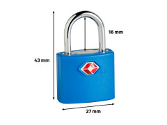 CADENAS 27MM ZINC + 2 CLES