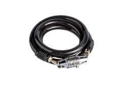 CABLE ANTIVOL 3MM 1M ACIER PVC 4 CODE