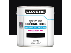 PEINTURE BOIS EXTERIEUR/INTERIEUR SATIN 2L5 NOIR