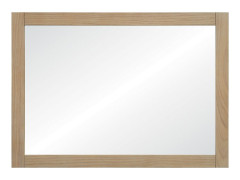 MIROIR TALIX PLAQUAGE BOIS COLORIS CHENE NATUREL LARG 70 X HAUT 50 CM
