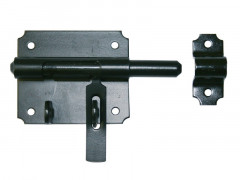VERROU PORTE CADENAS DIAMETRE 18MM ACIER PREPEINT NOIR