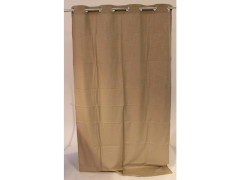 RIDEAU TAMISANT JOEY COTON 140X250CM BEIGE