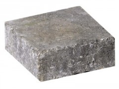 PAVE BETON SAMARA GRISNOIR NUANCE L.12.5 CM X L.12.5 CM X EP.40 MM