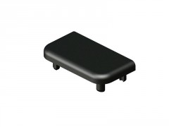EMBOUT 4,6X2,5X1,2CM GLISSIERE KLOSUP NOIR SABLE
