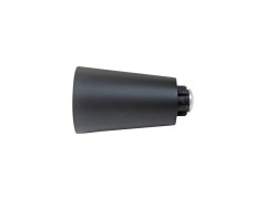 EMBOUT METAL D28 GRAPH DESIGN POMMEAU NOIR MAT INSPIRE X2