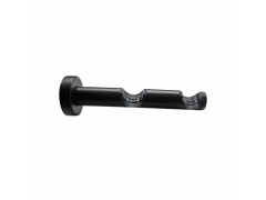 SUPPORT METAL D28 GRAPH MUR TIGE DOUBLE 90/170 NOIR MAT INSPIRE