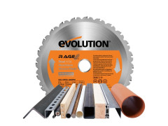 LAME CARBURE MULTIMATERIAU SCIE A ONGLET RAGE 3 S300 D210MM EVOLUTION
