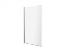 PARE BAIGNOIRE ESSENTIAL 1 VOLET VERRE TRANSPARENT/CHROME H140XL80CM