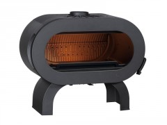 POELE A BOIS FIFTY SUR ARCHE ANTHRACITE 10KW