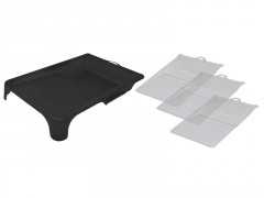 BAC PEINTURE + 3 RECHARGE POUR ROULEAU 180MM NOIR DEXTER