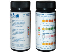 LANGUETTE ANALYSE PISCINE O2 PH CUIVRE POOLSTRIP LOT DE 25