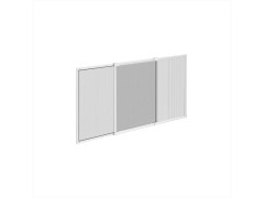MOUSTIQUAIRE EXTENSIBLE 70X100 CADRE ALU BLANC