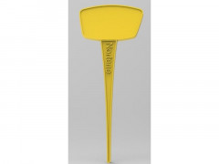 ETIQUETTE A PLANTER JAUNE 25CM LOT DE 5