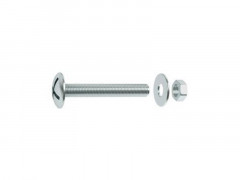BOULON POELIER TETE FENDUE AZ B18 STANDERS 4X40 X12