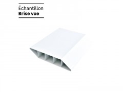 LAME PERSIENNEE PVC 3X16X150 CLEA BLANC