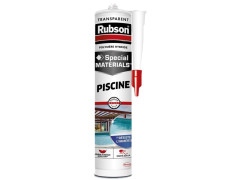 MASTIC ETANCHEITE PISCINE TRANSPARENT RUBSON CARTOUCHE 280ML