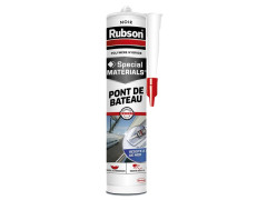 MASTIC ETANCHEITE PONT BATEAUX RUBSON NOIR CARTOUCHE 280ML
