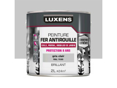 PEINTURE FER EXTERIEUR GRIS CLAIR BRILLANT 2L