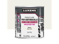 PEINTURE FER EXTERIEUR BLANC SATINE 0,25L
