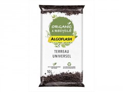 TERREAU UNIVERSEL SANS TOURBE ALGOFLASH 10 LITRES